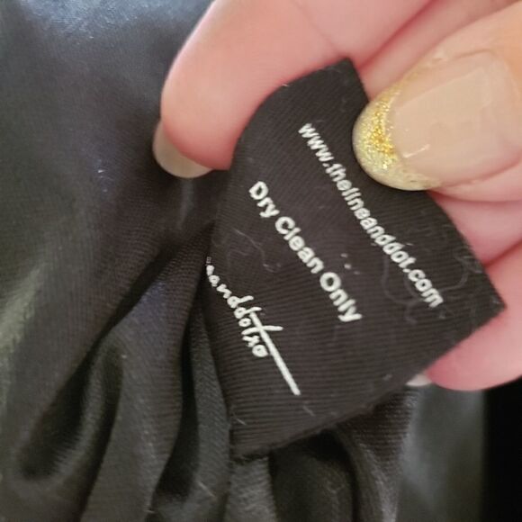 Line & Dot Wool Blend Fully Lined Mini Skirt - Picture 5 of 9